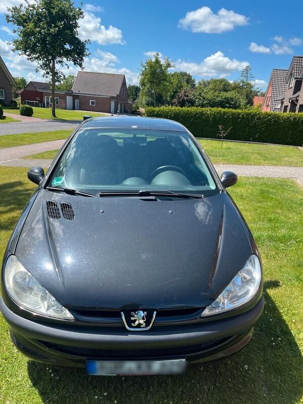 Schwarz Gebraucht 2004 Peugeot 206 Kleinwagen | 3.500 € - Bild 1/4