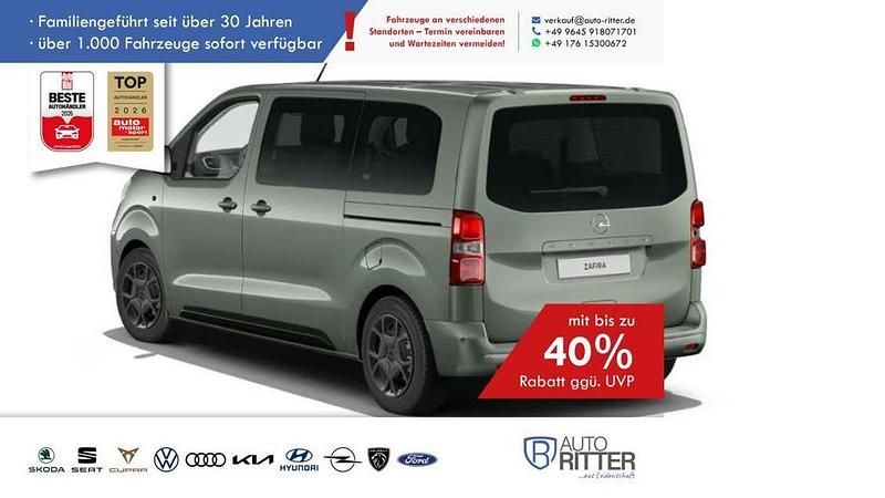 Neu Opel Zafira Edition 179 PS (131 kW) 2026 Kapari grün metallic Van / Kleinbus