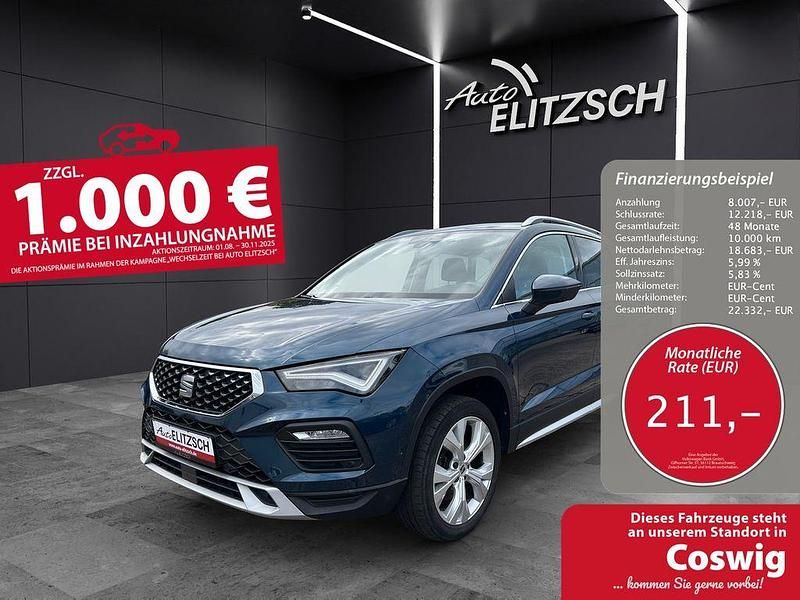 "lava" blau Gebraucht 2021 Seat Ateca Xperience SUV | 26.690 € (Fairer Preis) - Bild 1/3