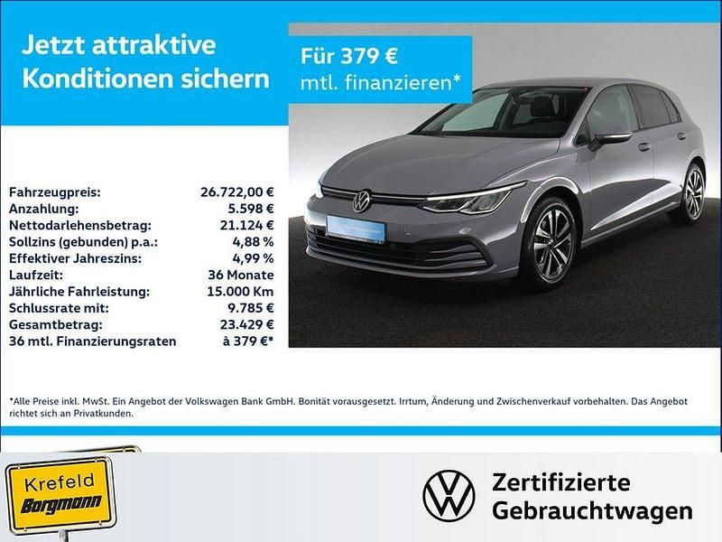 Mondsteingrau Gebraucht 2020 VW Golf United Van | 23.884 € (Etwas zu teuer) - Bild 1/4