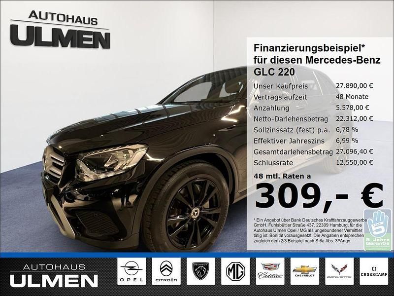 Schwarz Gebraucht 2018 Mercedes GLC220 SUV | 27.890 € (Fairer Preis) - Bild 1/4