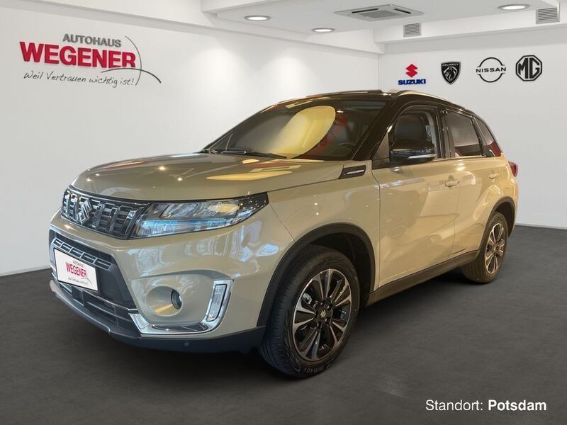 Savannah/cosmic black pearl meta Gebraucht 2023 Suzuki Vitara Comfort+ SUV | 24.360 € (Teuer) - Bild 1/4