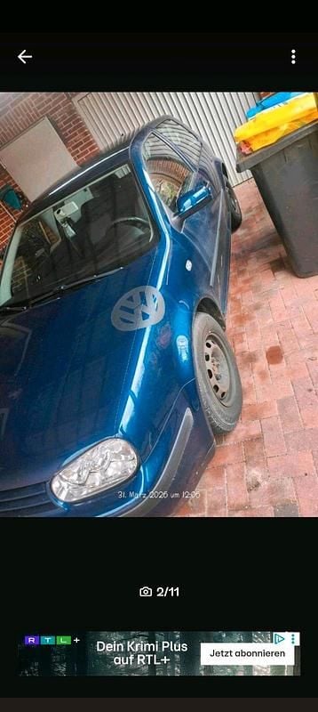 Gebraucht VW Golf IV 75 PS (55 kW) 2001 Blau Kleinwagen