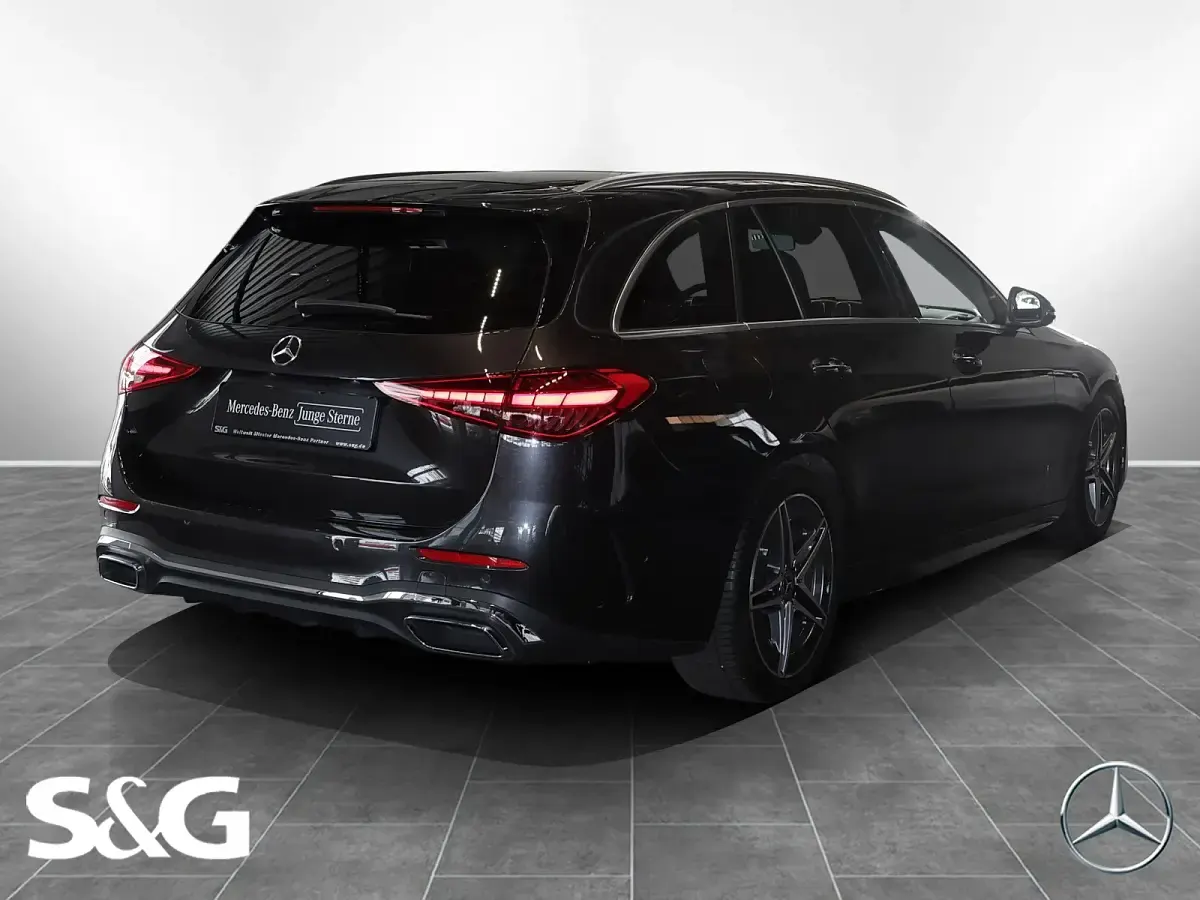 Gebraucht Mercedes C200 AMG 163 PS (119 kW) 2024 Metalliclack graphitgrau Kombi