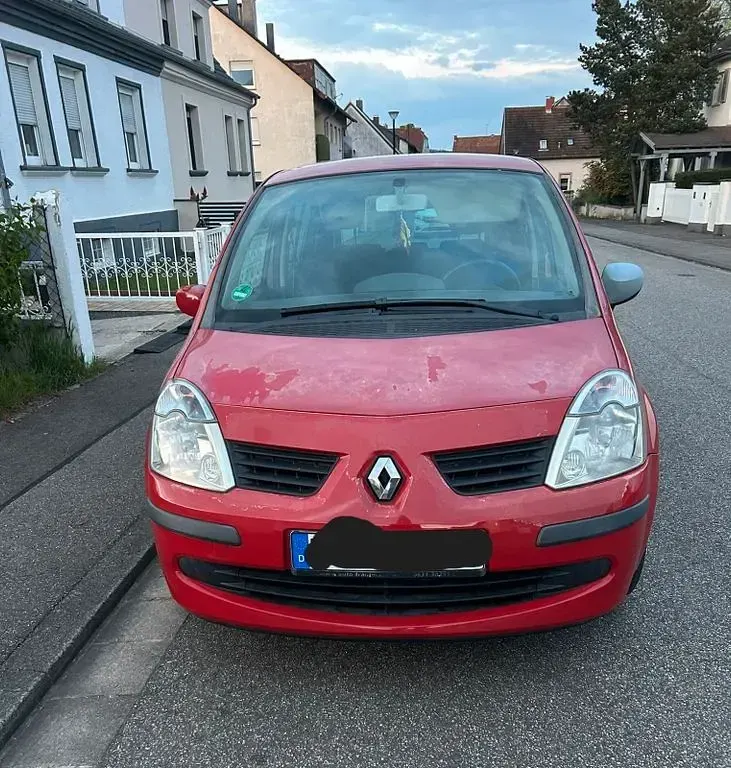 Brugt Renault Modus 75 HK (55 kW) 2007 Rød MPV