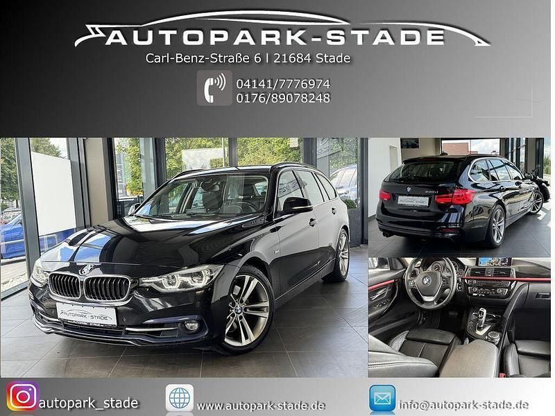 Black sapphire metallic Gebraucht 2015 BMW 330 Sport Line Kombi | 14.499 € (Guter Preis) - Bild 1/4