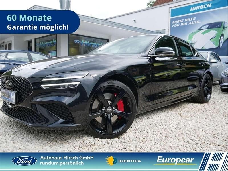 Vik black metallic Gebraucht 2022 Genesis G70 Sport Limousine | 35.500 € (Fairer Preis) - Bild 1/4