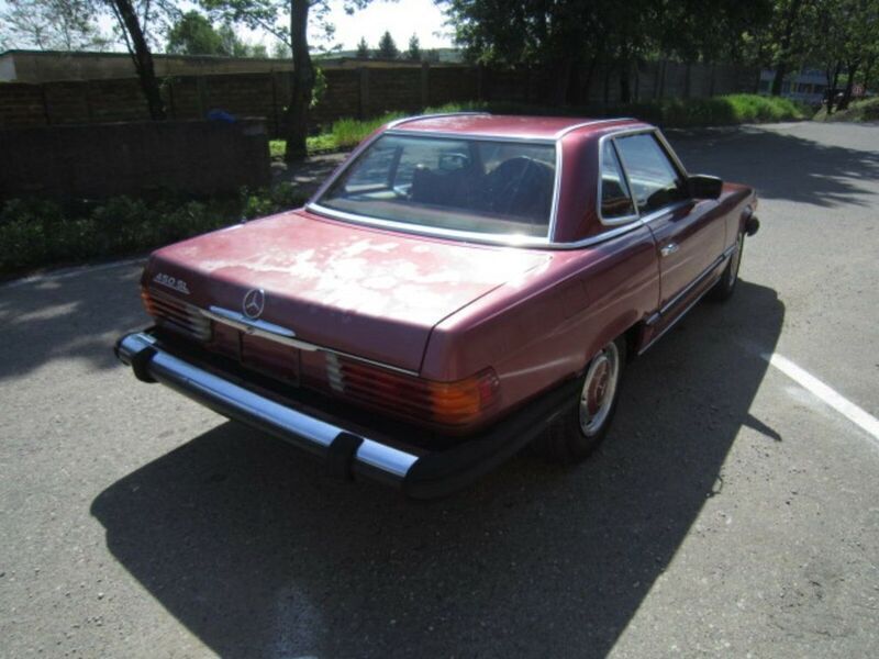 Second-hand Mercedes SL450 1977 Roșu Cabrio