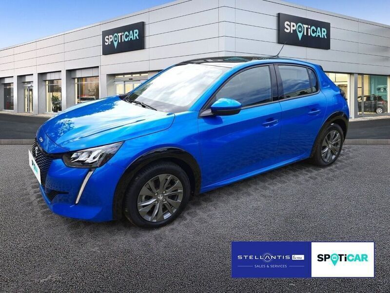 Blau Gebraucht 2020 Peugeot e-208 Allure Kleinwagen | 16.430 € (Fairer Preis) - Bild 1/4