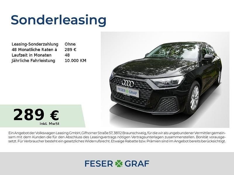 Mythosschwarz metallic Neu 2025 Audi A1 Sportback Ambiente Kleinwagen | 25.950 € (Superpreis) - Bild 1/3