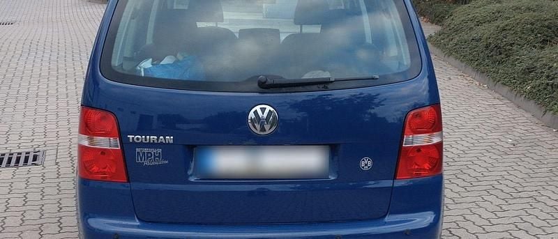 Gebraucht VW Touran 90 PS (66 kW) 2006 Blau Van / Kleinbus