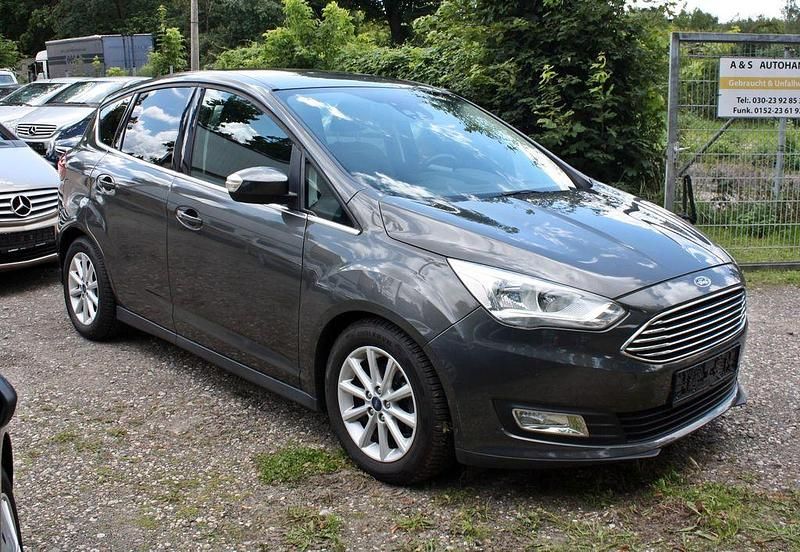 Grau Gebraucht 2015 Ford C-MAX Titanium Van / Kleinbus | 8.999 € (Fairer Preis) - Bild 1/4
