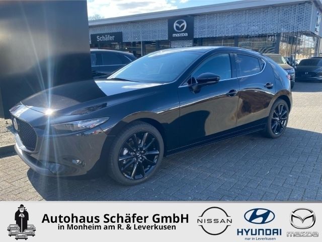 Schwarz Gebraucht 2022 Mazda 3 Exclusive Kleinwagen | 33.398 € - Bild 1/4