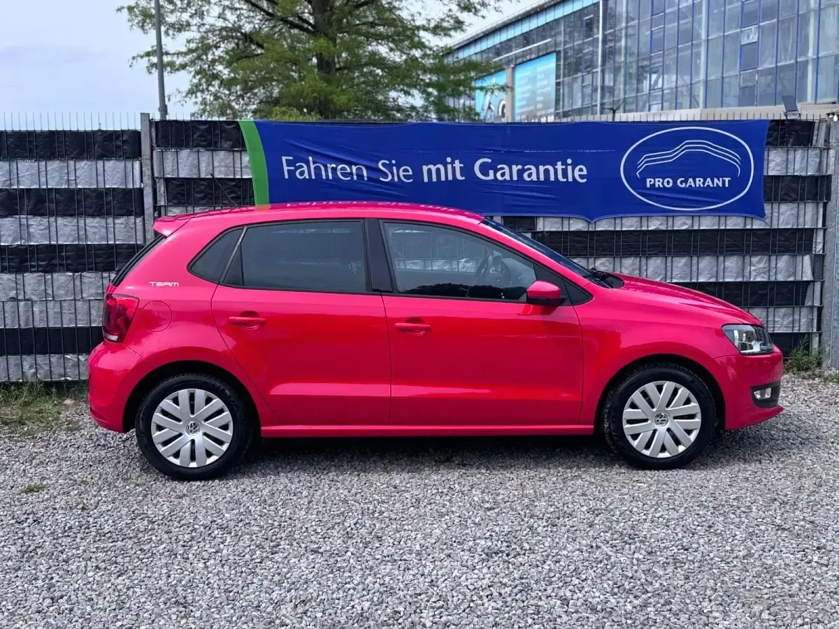 Gebraucht VW Polo Team 60 PS (44 kW) 2011 Rot Kleinwagen