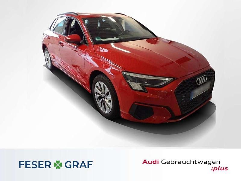 Tangorot metallic Gebraucht 2022 Audi A3 e-tron Kleinwagen | 24.980 € (Fairer Preis) - Bild 1/4