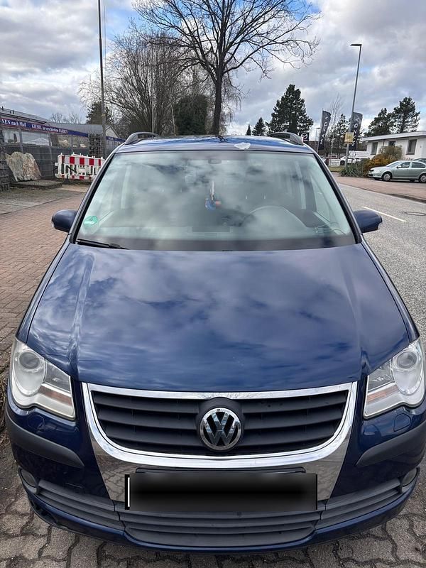 Gebraucht VW Touran 140 PS (102 kW) 2008 Blau Van / Kleinbus