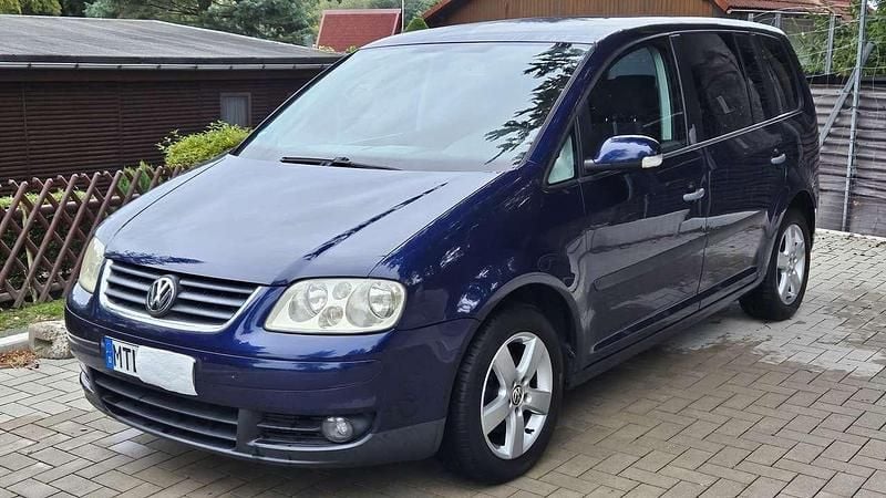 Blau Gebraucht 2003 VW Touran Van / Kleinbus | 1.990 € (Guter Preis) - Bild 1/4