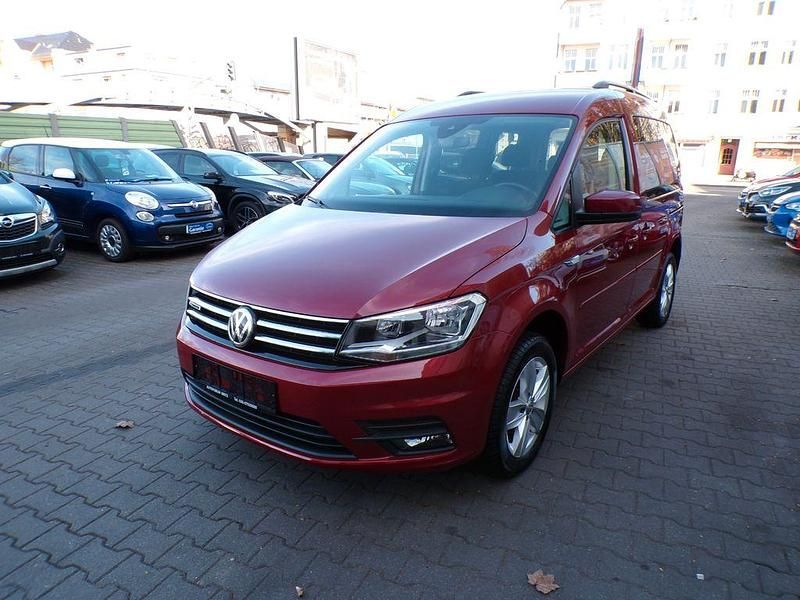 Gebraucht VW Caddy Comfortline 110 PS (80 kW) 2018 Rot Van / Kleinbus