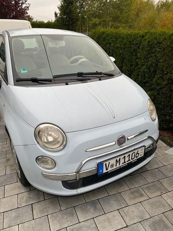Weiß Gebraucht 2009 Fiat 500 Lounge Limousine | 3.000 € (Superpreis) - Bild 1/4