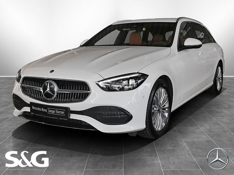 Unilack polarweiß Gebraucht 2024 Mercedes C200 Avantgarde Kombi | 37.880 € (Fairer Preis) - Bild 1/4