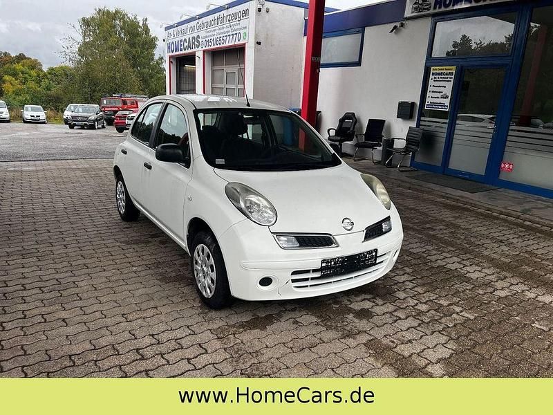 White (s) Gebraucht 2010 Nissan Micra Visia Kleinwagen | 999 € (Fairer Preis) - Bild 1/4