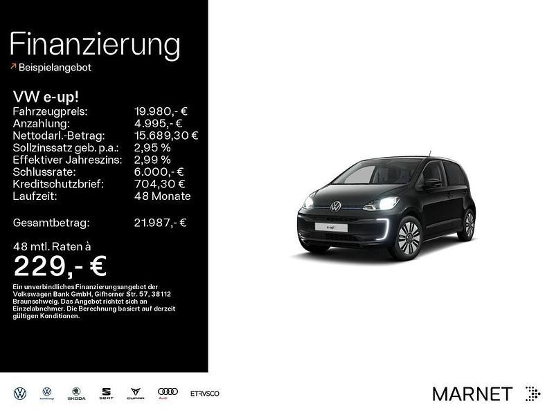 Tungsten silver metallic / dee Gebraucht 2023 VW e-up! Edition Kleinwagen | 19.980 € (Fairer Preis) - Bild 1/4