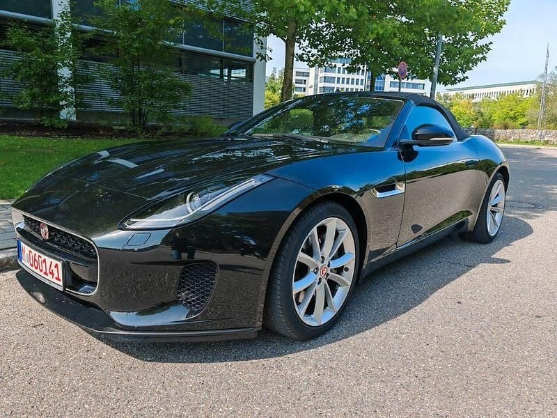 Schwarz Gebraucht 2017 Jaguar F-Type Cabrio | 29.990 € - Bild 1/4