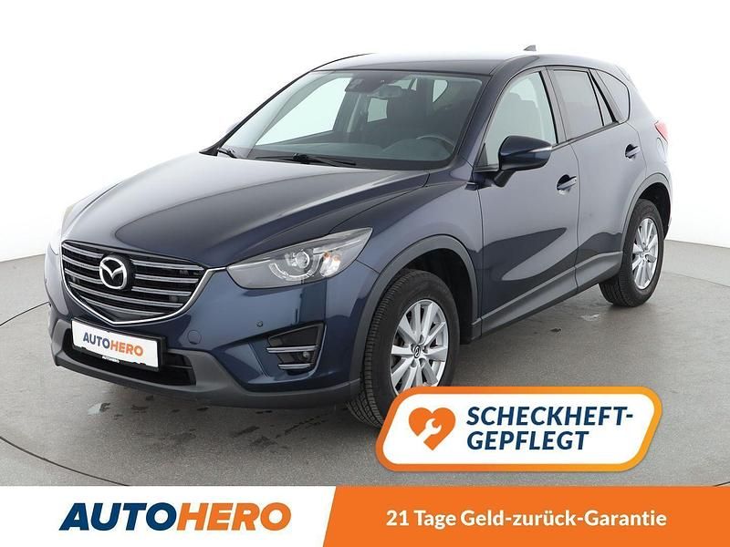Deep crystal blue Gebraucht 2016 Mazda CX-5 Exclusive-Line SUV | 15.320 € (Fairer Preis) - Bild 1/3