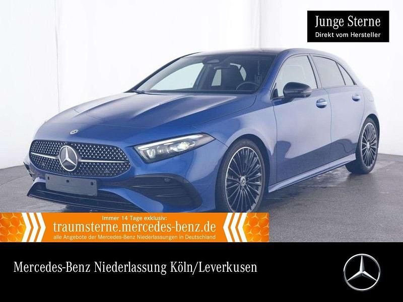 Blau Gebraucht 2024 Mercedes A250 AMG Line Premium Plus Limousine | 40.990 € (Fairer Preis) - Bild 1/3