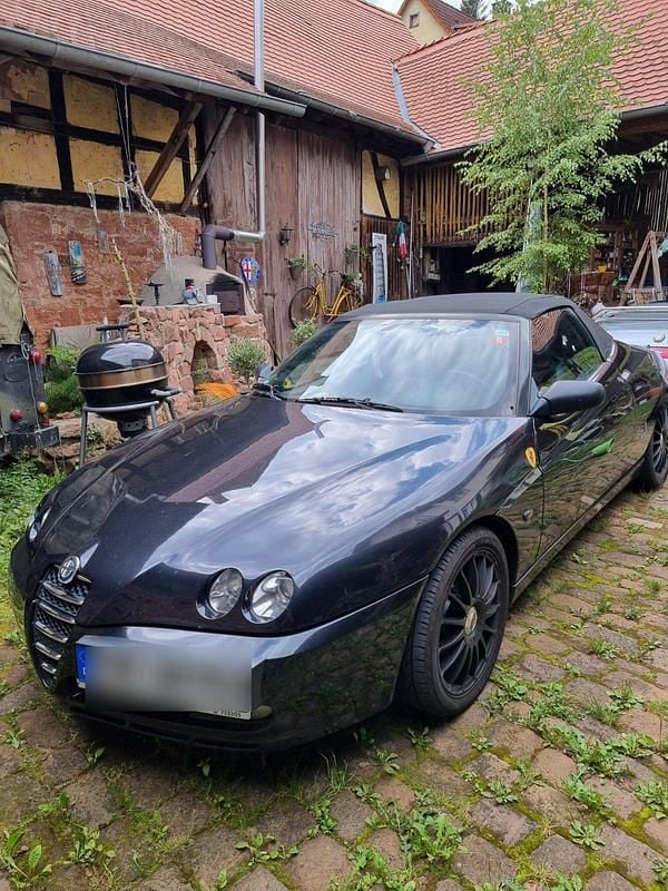 Schwarz Gebraucht 2003 Alfa Romeo Spider Cabrio | 6.500 € (Guter Preis) - Bild 1/4