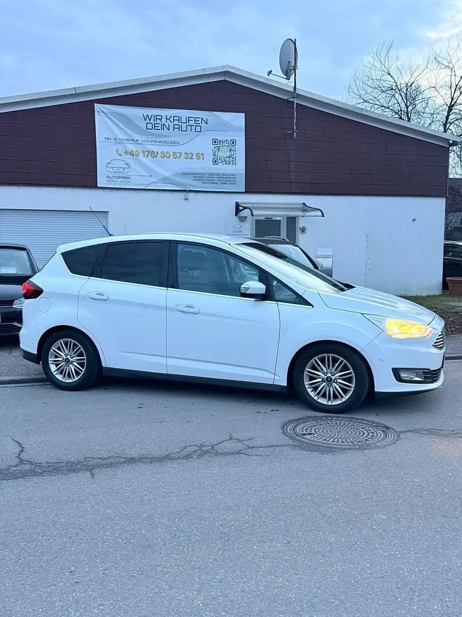 Second-hand Ford C-MAX Titanium 125 CP (91 kW) 2017 Alb Monovolum