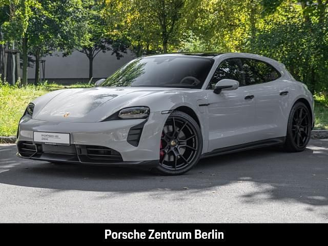 Weiss Gebraucht 2024 Porsche Taycan Sport Turismo Kombi | 102.930 € (Etwas zu teuer) - Bild 1/4