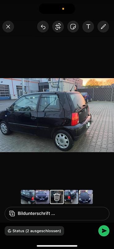 Gebraucht VW Lupo 50 PS (36 kW) 2006 Schwarz Kleinwagen