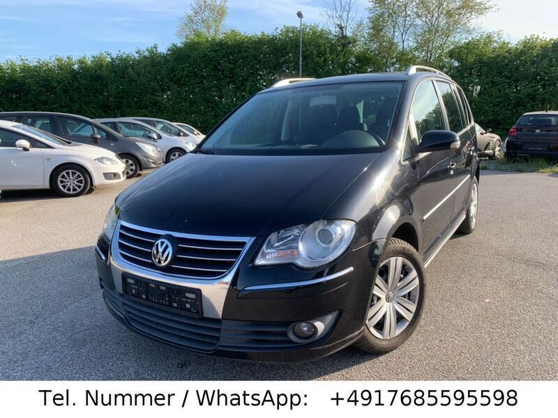 Schwarz Gebraucht 2007 VW Touran Highline Van / Kleinbus | 5.700 € (Etwas zu teuer) - Bild 1/4