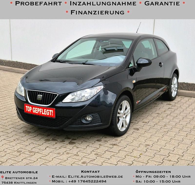 Schwarz Gebraucht 2011 Seat Ibiza Coupé | 4.590 € (Fairer Preis) - Bild 1/4