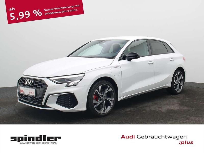 Gletscherweiß metallic Gebraucht 2022 Audi A3 e-tron S-Line Kleinwagen | 27.580 € (Fairer Preis) - Bild 1/4
