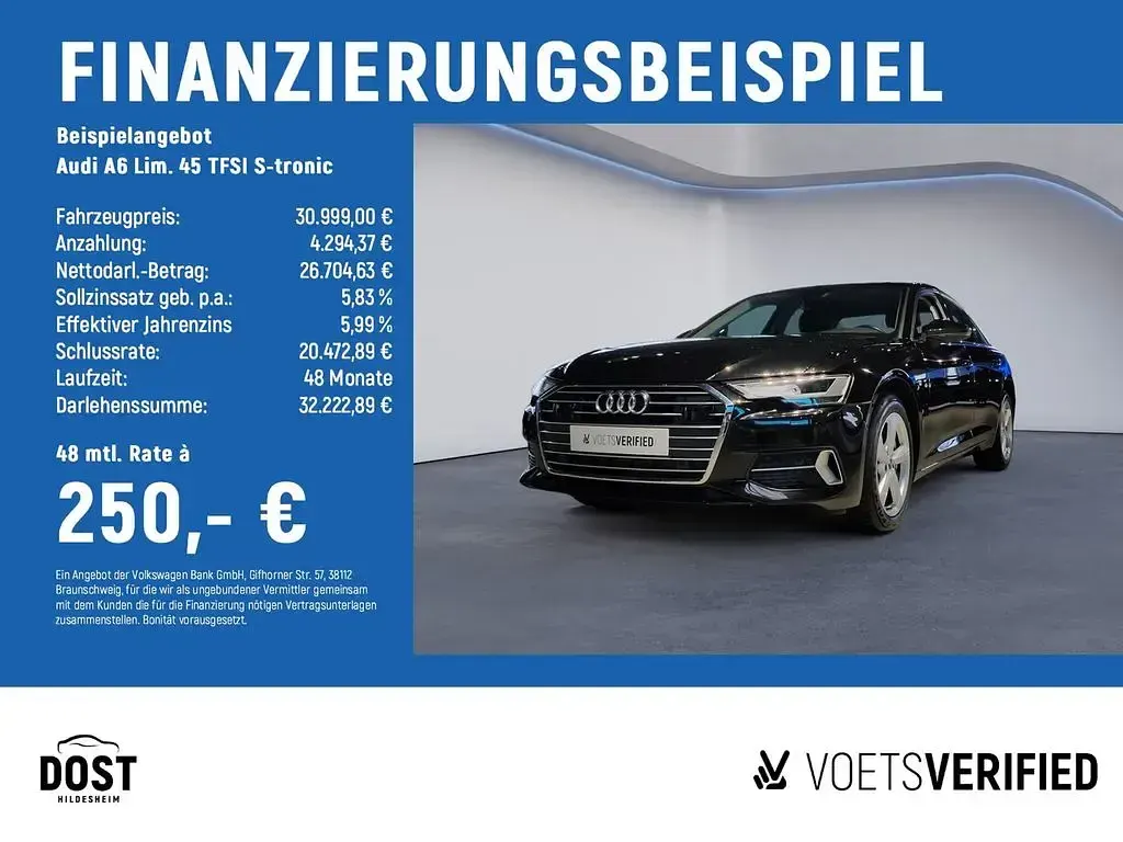 Gebraucht Audi A6 Sport 265 PS (194 kW) 2023 Schwarz Limousine