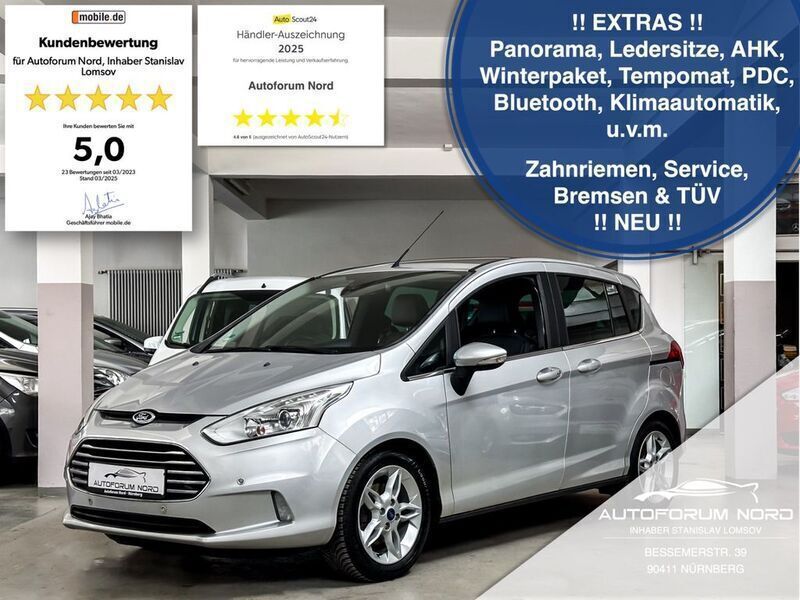 Silber Gebraucht 2014 Ford B-MAX Individual Van / Kleinbus | 9.299 € (Teuer) - Bild 1/4