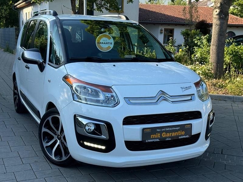 Weiß Gebraucht 2014 Citroën C3 Picasso Exclusive Van / Kleinbus | 7.990 € (Teuer) - Bild 1/4