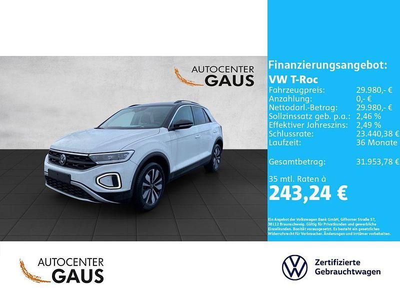 Gebraucht VW T-Roc Goal 150 PS (110 kW) 2025 Weiß SUV