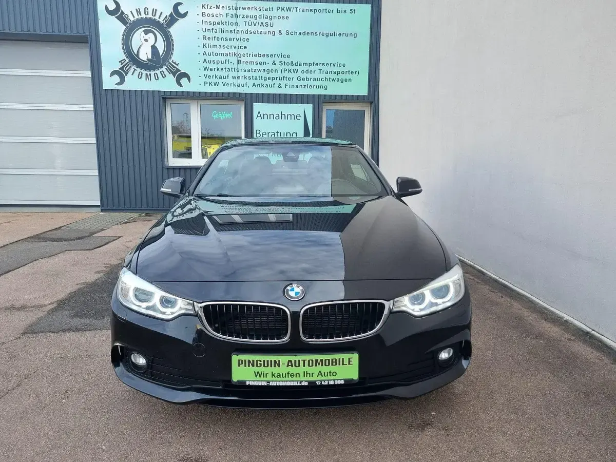 Gebraucht BMW 420 Cabriolet Sport Line 184 PS (135 kW) 2015 Schwarz Cabrio