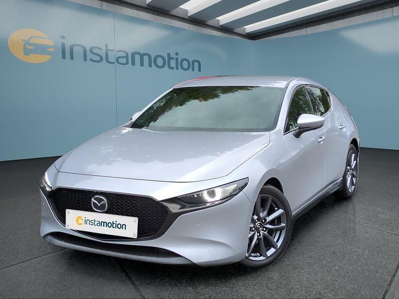 Silber Gebraucht 2020 Mazda 3 Limousine | 20.549 € (Guter Preis) - Bild 1/4