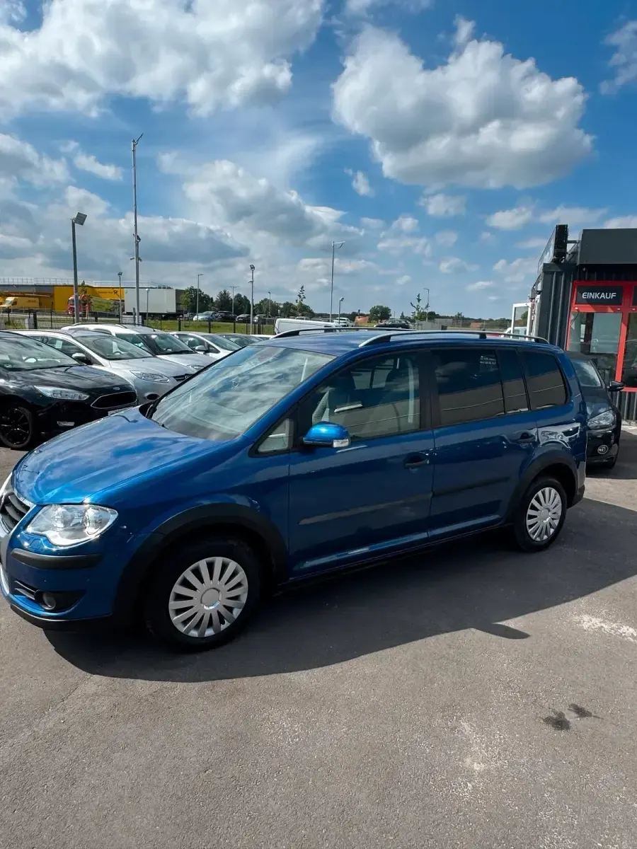 Gebraucht VW Touran Cross 140 PS (102 kW) 2007 Blau Van / Kleinbus