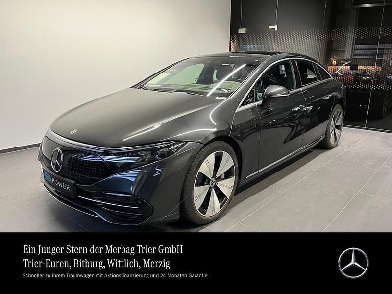 Grau Gebraucht 2021 Mercedes EQS450+ Electric Art Limousine | 57.760 € (Fairer Preis) - Bild 1/4