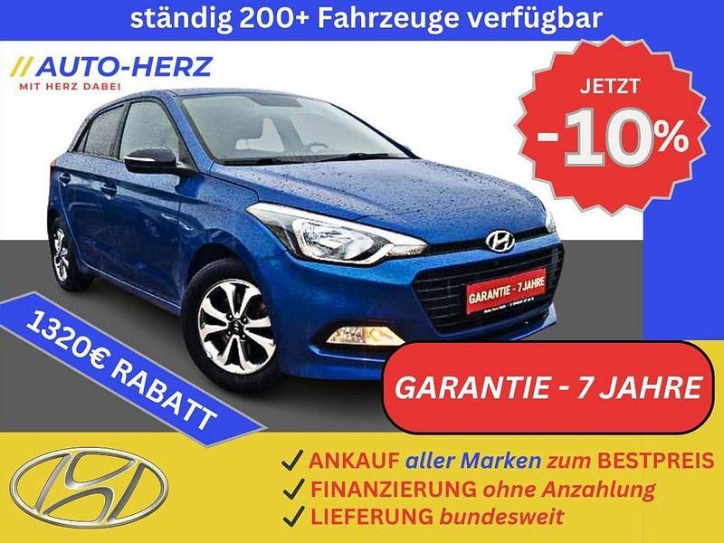 Blau Gebraucht 2018 Hyundai i20 Passion Limousine | 11.770 € (Fairer Preis) - Bild 1/3