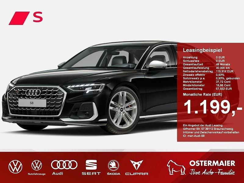 Schwarz Neu 2025 Audi S8 Ambiente Limousine | 122.990 € - Bild 1/4