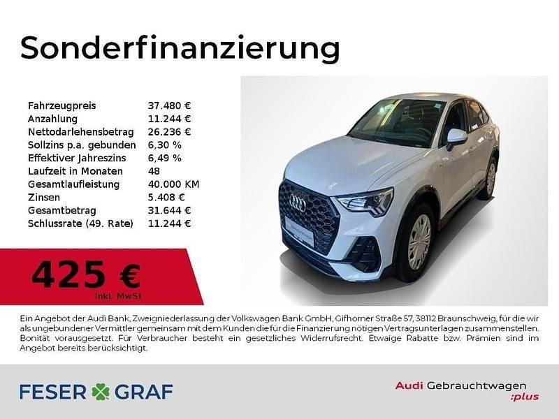 Gebraucht Audi Q3 Sportback Ambiente 150 PS (110 kW) 2024 Gletscherweiß SUV