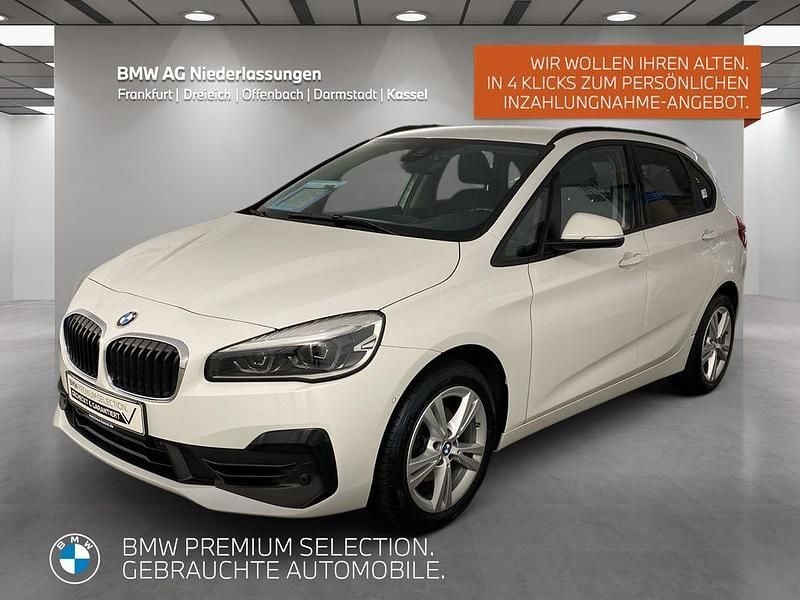 Weiß Gebraucht 2020 BMW 218 Active Tourer Advantage Van / Kleinbus | 17.490 € (Fairer Preis) - Bild 1/4