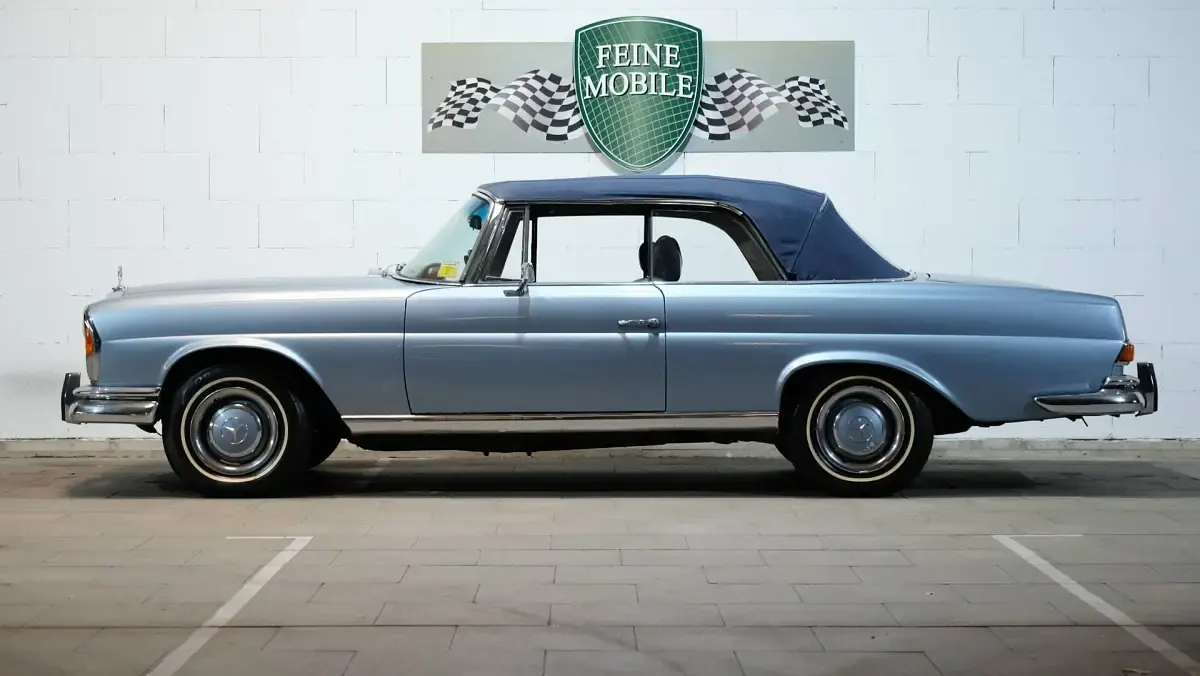 Gebraucht Mercedes 220 SE 120 PS (88 kW) 1963 Blau Cabrio