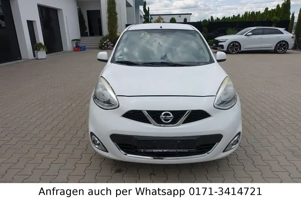 Gebraucht Nissan Micra Acenta 98 PS (72 kW) 2015 Weiß Kleinwagen